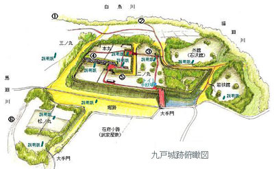 九戸城（福岡城）の特色・構造