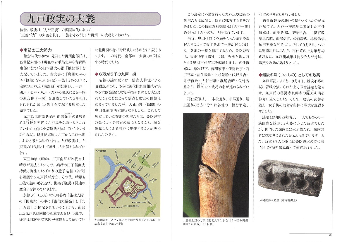 九戸城跡パンフレット5