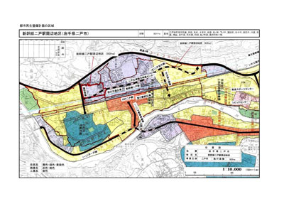 都市再生整備計画区域図の画像